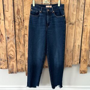 7 For All Mankind Women’s Size 27 Malia Luxe Vintage Charisma With Destroyed Hem